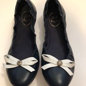 🎄JACK ROGERS Regina Ballerina Flats Sz 8🎄